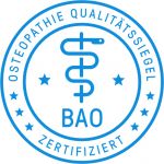 Osteopathie Qualitätssiegel - BAO zertifiziert